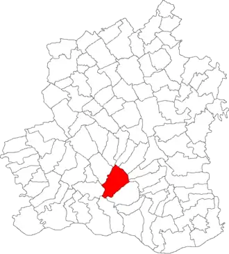 Kaart van Furculești