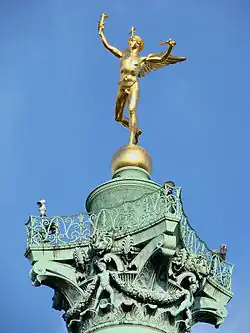 Detail: Génie de la Liberté
