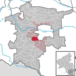 Kaart van Göcklingen