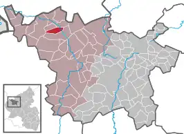 Kaart van Gönnersdorf