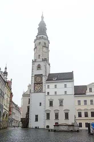 Het Oude Raadhuis van Görlitz met de Neptunusfontein