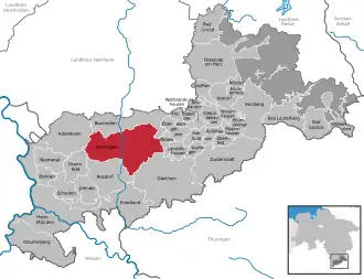 Kaart van Göttingen