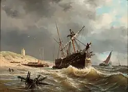 Gestrand barkschip (1858)