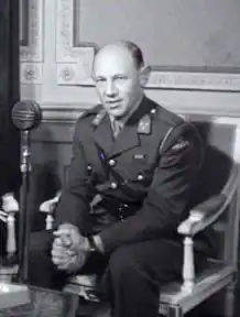 George Sluizer in 1946 tijdens een reünie van Radio Oranje