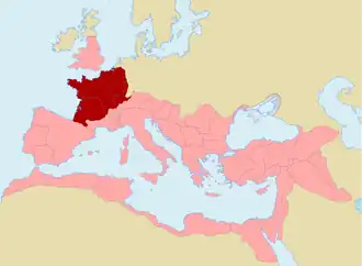 Gallia Comata in het Romeinse Rijk