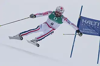 Gauthier de Tessières in actie tijdens het WK 2011