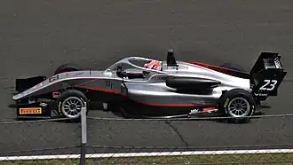 Gerrard Xie op de Hungaroring in 2024.