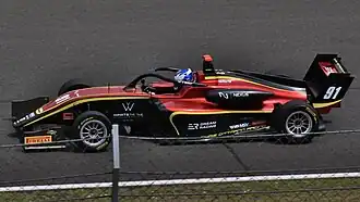 Sebastian Murray op de Hungaroring in 2024.