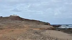 De Arinagakaap met bovenop de vuurtoren