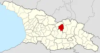 Kaart van Gemeente Eredvi