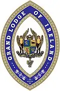 Embleem Grand Lodge of Ireland
