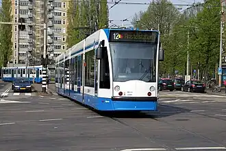 GVB 2094 op lijn 12 op het Victorieplein.