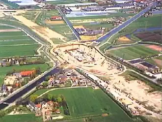 Aquaduct in aanbouw (1997)