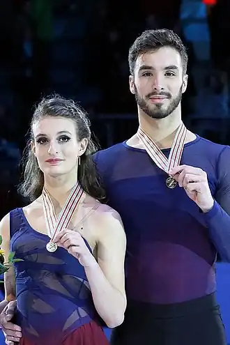 Guillaume Cizeron en Gabriella Papadakis (2016)