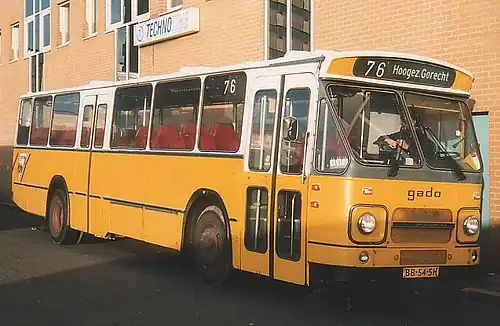 DAF MB200/Den Oudsten standaardstreekbus, GADO