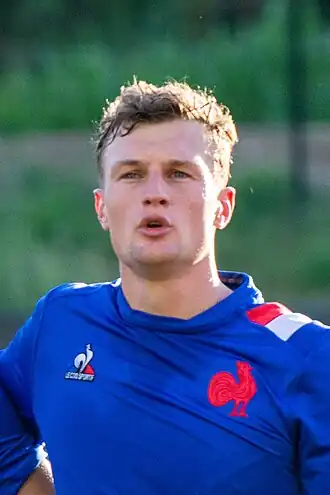 Émilien Gailleton in het Franse U20-team in 2022.