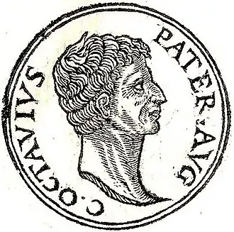 Gaius Octavius in de Promptuarii Iconum Insigniorum