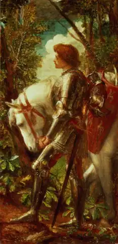 Galahad geschilderd door George Frederic Watts (1888)
