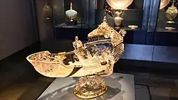 Galei uit bergkristal (16e eeuw Milaan)