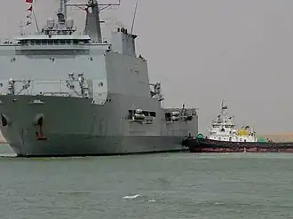 De levering van hulpgoederen aan Irak (foto: apr 2003).