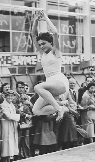 Popova in Australië in 1956