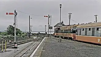 Trein verlaat Galway