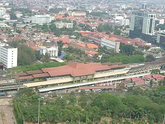 Het huidige station aan Medan Merdeka