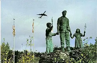 Herdenkingsmonument "Silent Witness" in Gander