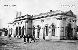 2-de station Doornik (1850), heropgebouwd te Leuze.