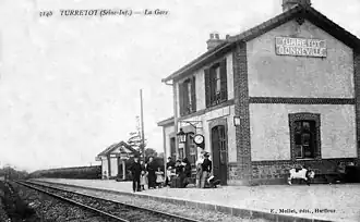Station rond 1900