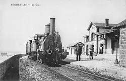 Station Regnéville begin 20e eeuw