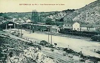 Station Septèmes-les-Vallons omstreeks 1900