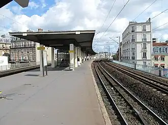 Zicht over de perrons.