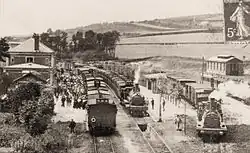 Station Envermeu rond 1906