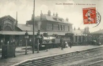 Het vroegere station Blanc-Misseron