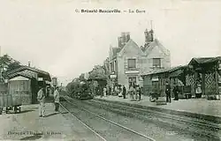Station Bréauté rond 1900