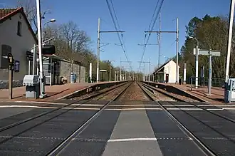 Het stationsgebouw