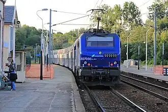 Zicht over de perrons.