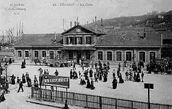 Station Fécamp rond 1900