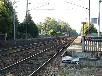 Overzicht van het station.