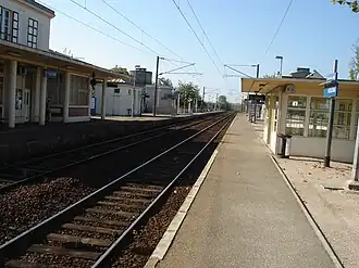 Overzicht van het station.