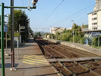 richting Mantes-la-Jolie.