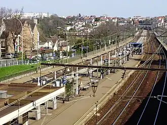 Overzicht van het station.