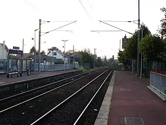 Zicht over de perrons.