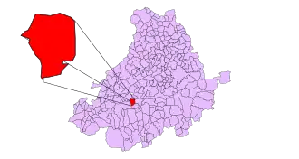 Kaart van Garganta del Villar