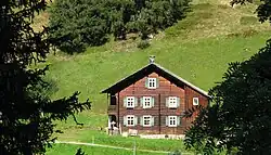 Montafonerhaus in het Gargellen gebergte