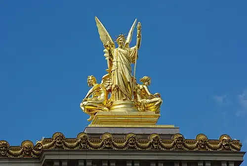 La Poésie op het dak van de Opéra Garnier