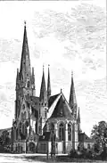 Kerk van de zuidoostelijke zijde (1896)