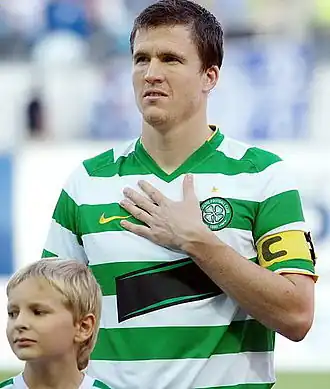 Caldwell in 2009 als speler van Celtic