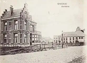 Gasfabriek in 1906.